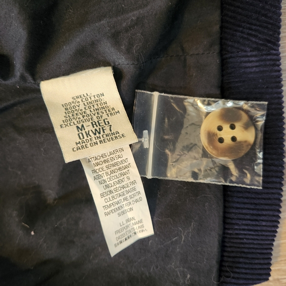 Women's Double Breasted Navy Blue Corduroy Belted Trenchcoat Size Medium - Picture 11 of 14